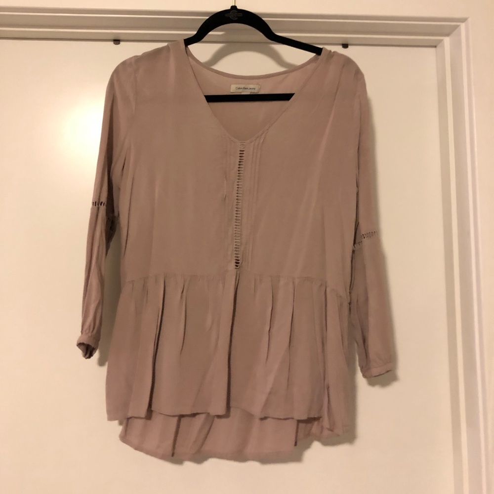 Calvin Klein Peplum blouse